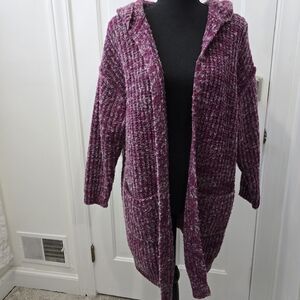 Sundance Cardigan with hood.